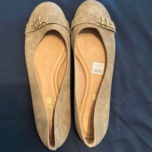 NWT Tan American Eagle Flats Size 12
